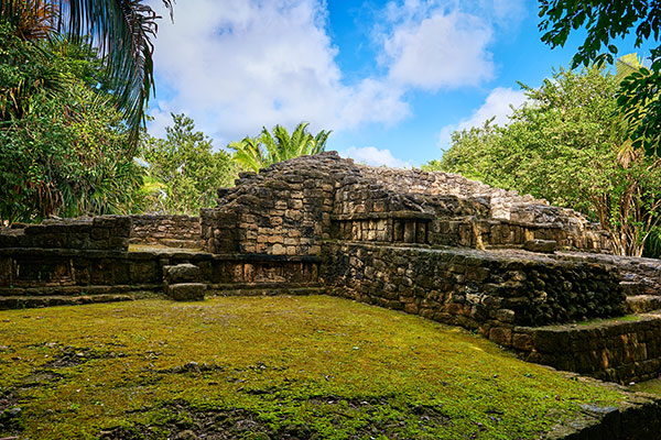 Remains of a palace at Chacchoben