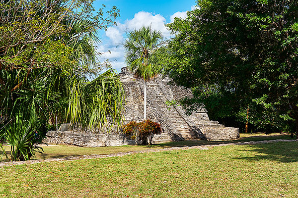 Chacchoben's temple two