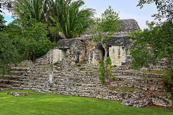 Kohunlich's Temple of the Stelae